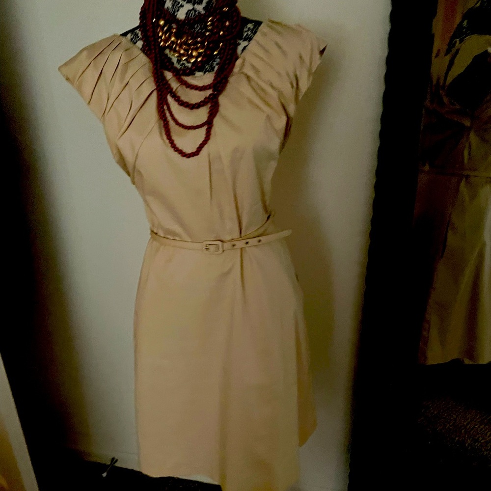Cute beige/ tan dress